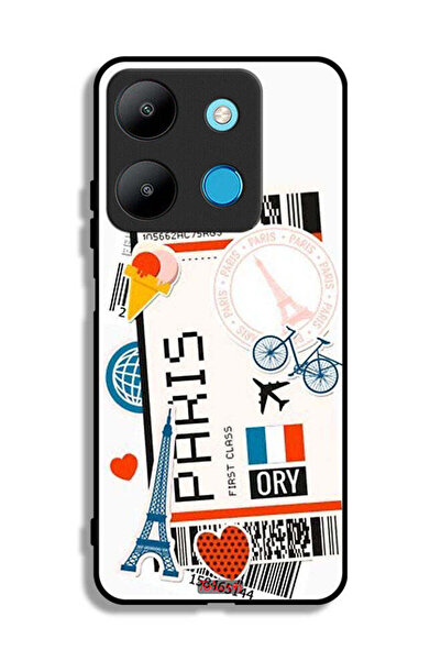 Tolwak غطاء حماية لهاتف Infinix Smart 7 - ملصق باريسي