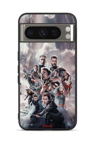 Tolwak غطاء حماية لجهاز جوجل بيكسل 8 برو بتصميم أفينجرز