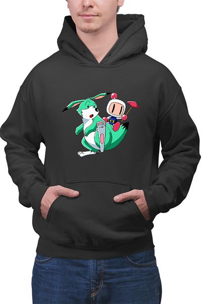 OEM Men's Bomberman Dinosaur Ride Summer Juice Hot Hoodie