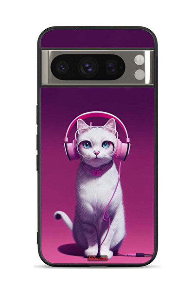 Tolwak غطاء حماية لجهاز جوجل بيكسل 8 برو بتصميم قطة لطيفة