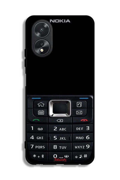 Tolwak غطاء حماية لهاتف Oppo A38 بنمط هاتف قديم
