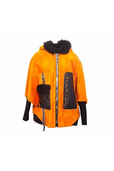 Rouge Women's Leather Coat K2362