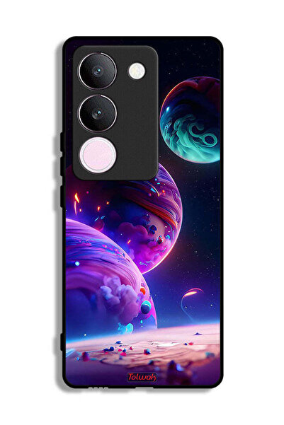 Tolwak غطاء حماية لهاتف فيفو S17 بنمط كوكبي