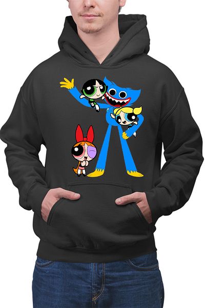 OEM Hanorac Barbati Huggy Wuggy Powerpuff Girls Funny Play Childish