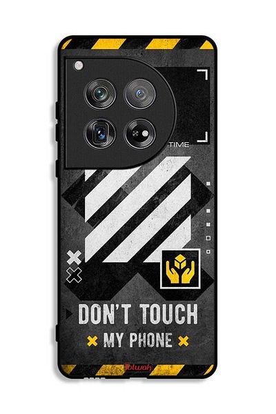 Tolwak OnePlus 12 Protective Case Cover Do Not Touch My Phone