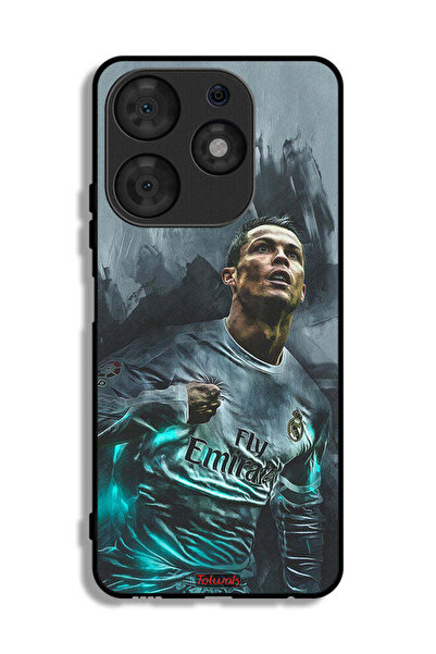 Tolwak غطاء حماية تكنو سبارك 10 برو بتصميم كريستيانو رونالدو