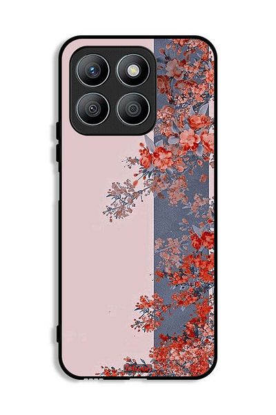 Tolwak Honor X8b Protective Case Cover Tree Leaves And Flowers Art