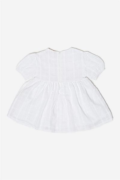 GB Baby Baby Girl White Dress