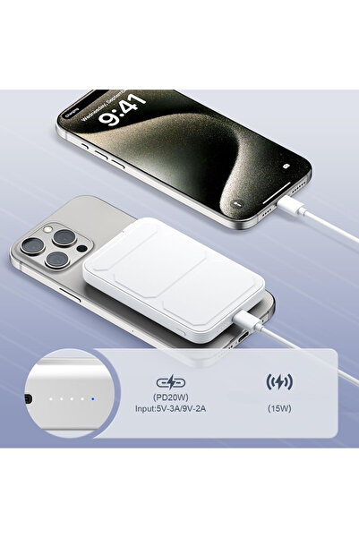 OEM External MagSafe Battery 5000mAh, White