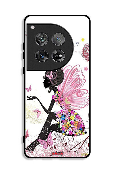 Tolwak غطاء حماية لهاتف OnePlus 12 بتصميم فتاة الفراشة