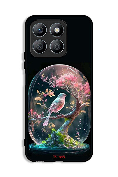 Tolwak غطاء حماية لهاتف Honor X8b - طائر في جرة