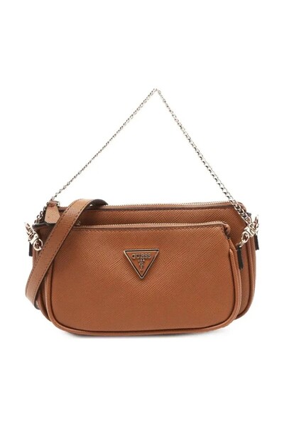 Guess Logolu İki Parçalı Noelle Suni Deri Omuz Çantası HWZG9672710