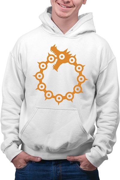 OEM Men's Hoodie Seven Deadly Sins Anime Addicts Manga