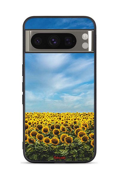 Tolwak Google Pixel 8 Pro Protective Case Cover Sunflowers Under The Sky