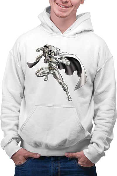 OEM Men's Hoodie Moon Knight Marvel Hero Batman Super Powers