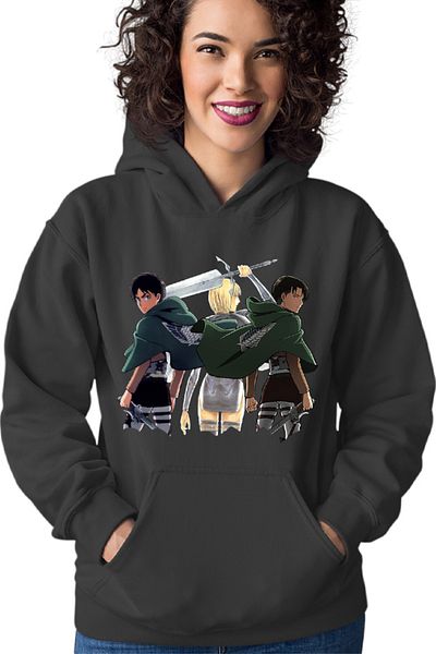 OEM Hanorac Femei Claymore Clare AOT Levi Eren Freedom Animekage