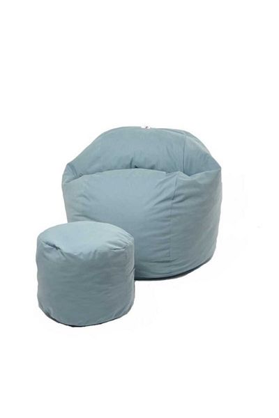 Pufrelax Set Fotoliu Matusalem cu Otoman (suport picioare), Material Textil - Ciel