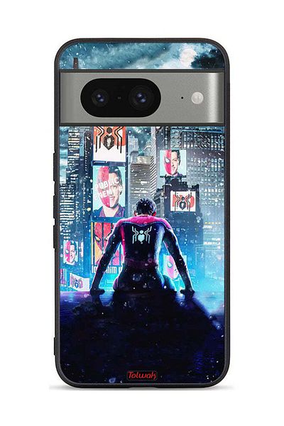 Tolwak Google Pixel 8 Protective Case Cover Spider Icon