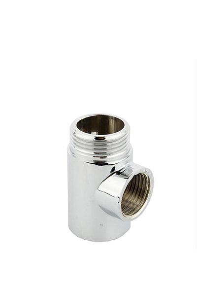 fiba teknik Faucet Extension 3/4×1/2×3/4 Hole Chrome Extension 1 Piece