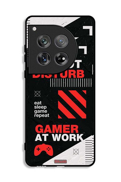 Tolwak OnePlus 12 Protective Case Cover Don Not Disturb Gamer At Work