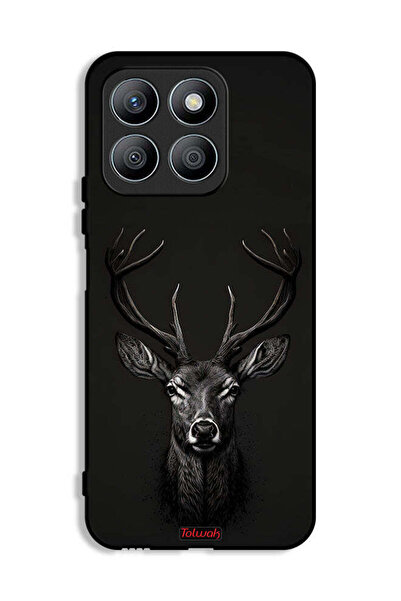 Tolwak غطاء حماية لهاتف Honor X8b - فن الغزلان الرقمي