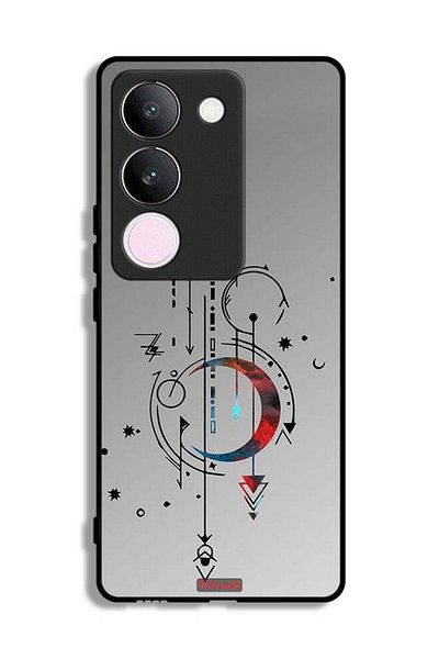 Tolwak vivo S17 Protective Case Cover Moon And Arrows Art Pattern
