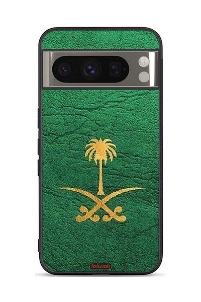Tolwak Google Pixel 8 Pro Protective Case Cover Kingdom Of Saudi Arabia Sign On Leather