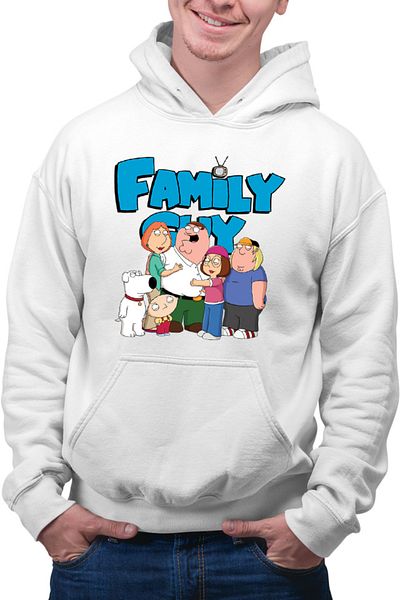 OEM Hanorac Barbati Family Guy Group Photo TV Show Dog Crazy
