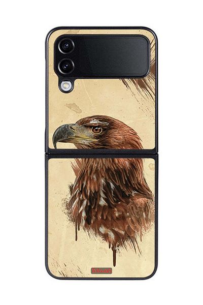 Tolwak Samsung Galaxy Z Flip 4 Protective Case Cover Best Falcon Wallpaper