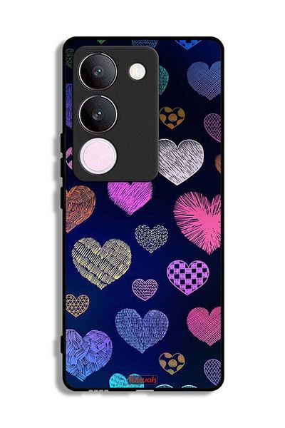 Tolwak vivo V29 Protective Case Cover Dhaga Hearts Pattern