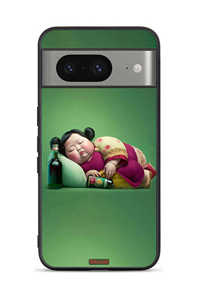 Tolwak غطاء حماية لهاتف Google Pixel 8 - فتاة سمينة