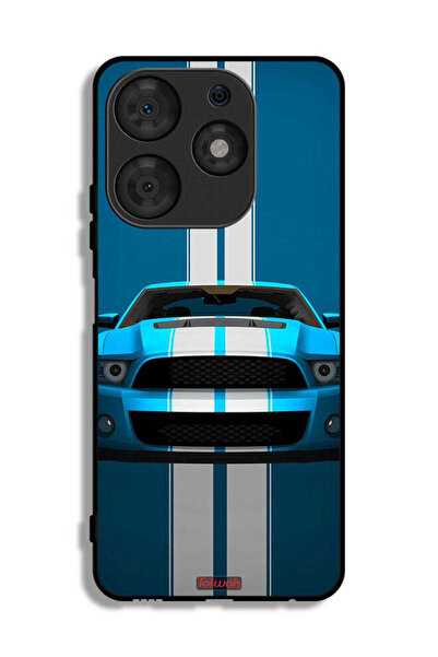 Tolwak Tecno Spark 10 Pro Protective Case Cover Car Abstract Art