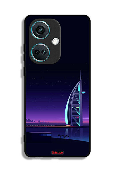 Tolwak غطاء حماية لهاتف OnePlus Nord CE3 - فن برج العرب الرقمي