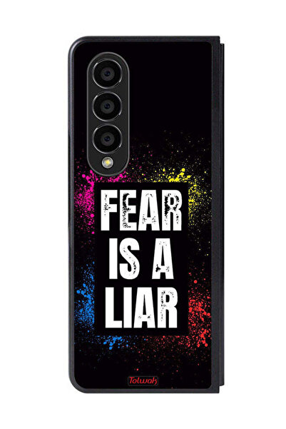 Tolwak غطاء حماية لهاتف سامسونج جالكسي زد فولد 4 - الخوف كاذب