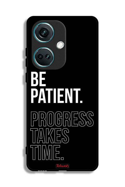 Tolwak OnePlus Nord CE3 Protective Case Cover Be Patient Progress Takes Time