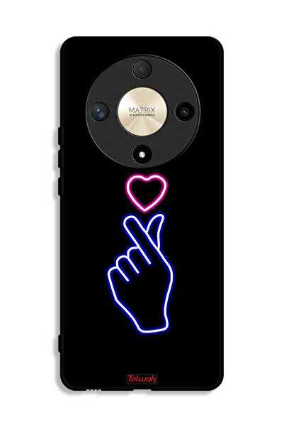 Tolwak Honor X9b Protective Case Cover Snap Heart Art
