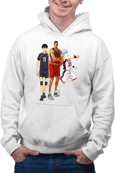 OEM Men's Hoodie Slam Dunk Kuroko No Basket Sport Anime