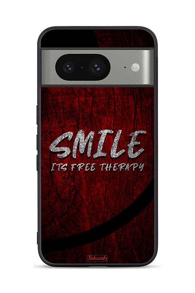 Tolwak Google Pixel 8 Protective Case Cover Smile Its Free Therapy