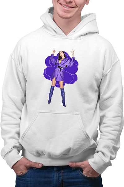 OEM Men's Hoodie Dua Lipa Artist Vocals Sing Concert Popular