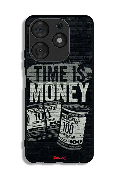 Tolwak Tecno Spark 10 Pro Protective Case Cover Time Is Money