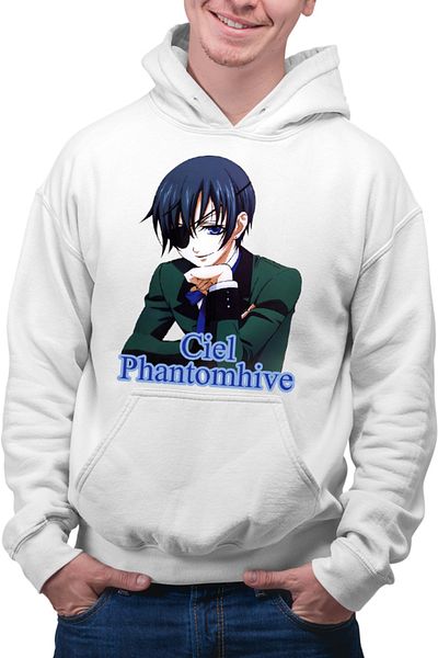 OEM Men's Hoodie Black Butler Ciel Victorian Era London