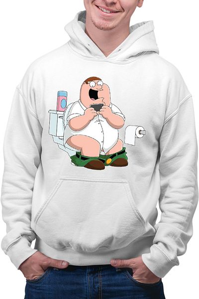 OEM Hanorac Barbati Family Guy Bathroom Smartphone Tik Tok Play
