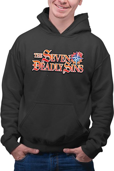 OEM Hanorac Barbati Seven Deadly Sins Logo Super Powers Shonen
