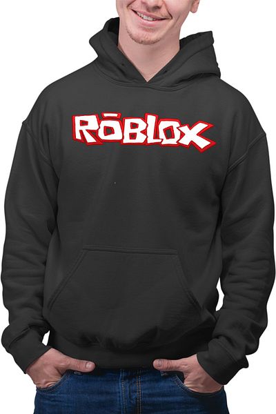 OEM Men's Hoodie Roblox Logo Open World Multiplayer