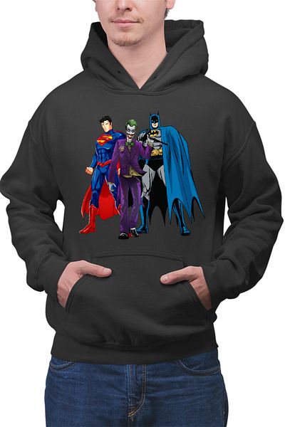 OEM Men's Hoodie Joker Batman Superman Marvel DC Comics America