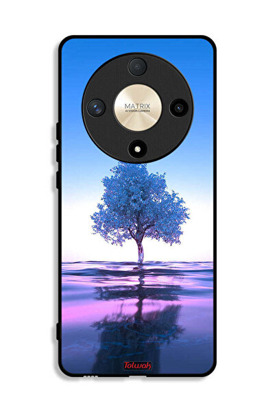Tolwak Honor X9b Protective Case Cover Tree Neon Body Of Water Reflection Dig...