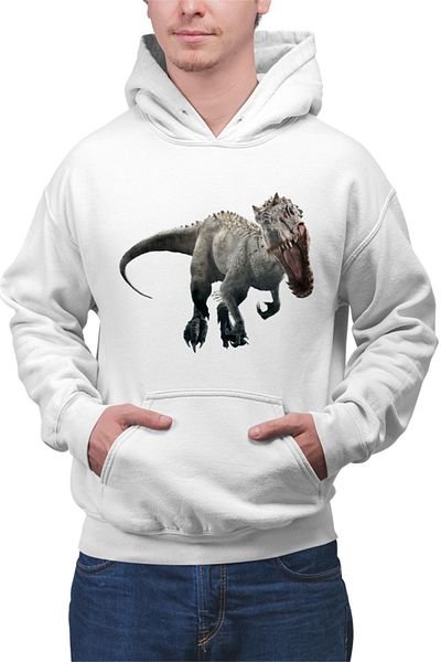 OEM Men's Hoodie Jurassic Park Velociraptor Species Ancestor