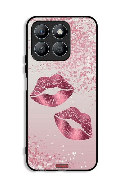 Tolwak Honor X8b Protective Case Cover Glitter Lips