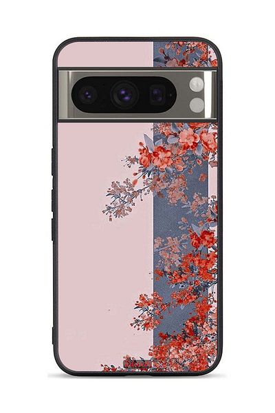 Tolwak Google Pixel 8 Pro Protective Case Cover Tree Leaves And Flowers Art