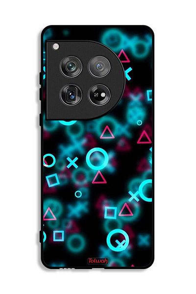 Tolwak OnePlus 12 Protective Case Cover Squid Game Icons Small